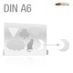 Stickerbogen DIN A6 - mit 4-6 Teile anstanzen