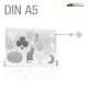 Stickerbogen DIN A5 - mit 11-15 Teile anstanzen