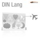 Stickerbogen DIN Lang - mit 7-10 Teile anstanzen