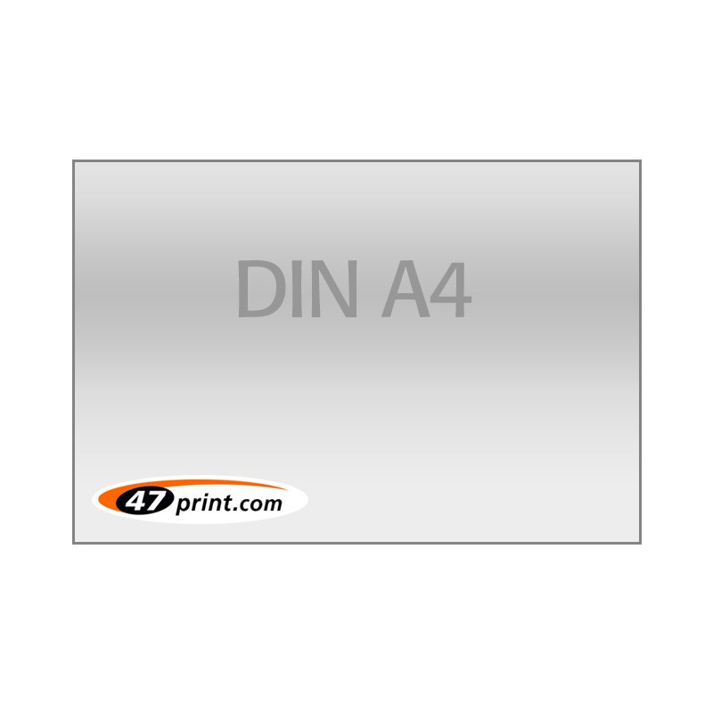Flyer DIN A4 quer - 47print.de
