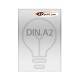 Plakat DIN A2, selbstklebende Backlit-Folie, laminiert
