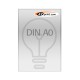 Plakat DIN A0, selbstklebende Backlit-Folie laminiert
