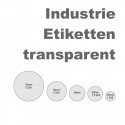 Industrie-Etiketten transparent