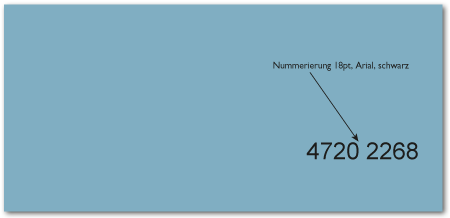 Beispiel-Ansichtsdatei Nummerierung