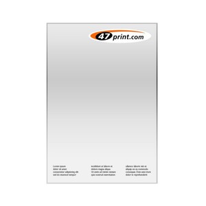 Briefpapier DIN A4, 4/0-farbig