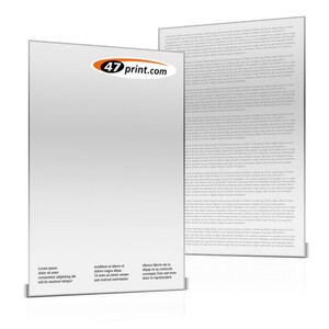 Briefpapier DIN A4, 4/4 farbig