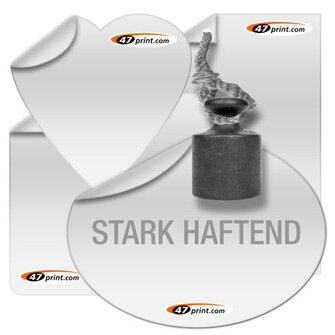 Siebdruck-Aufkleber klebekraft Hitack stark haftend