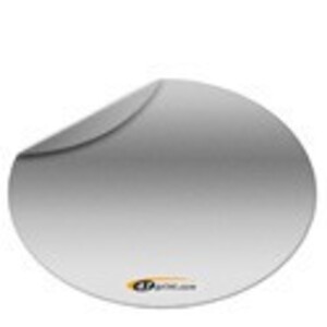 Aufkleber Papier oval silber